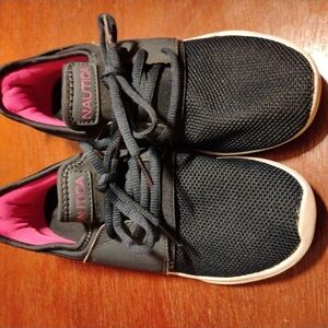 Nautica Women's Athletic Shoes - Black and Pink